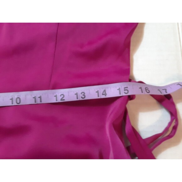 Just Fab Cold Shoulder Slip Dress Size Large Adjustable Straps Wedding Guest - Picture 8 of 12